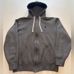 Women’s Ralph Lauren Charcoal Zip-Up Sweater